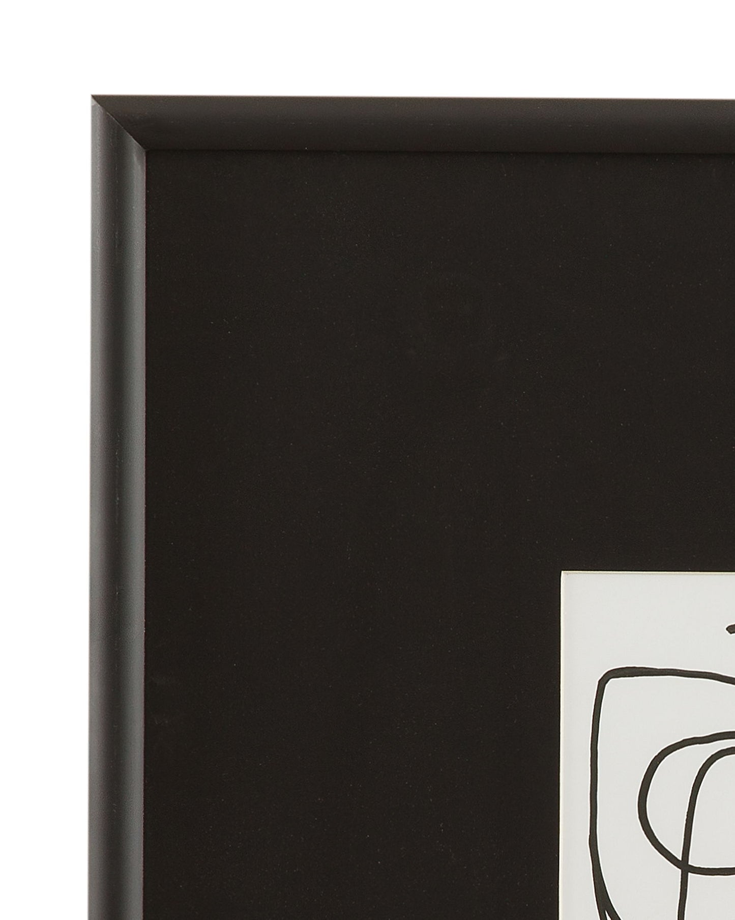 Form Study II Framed Print - Black