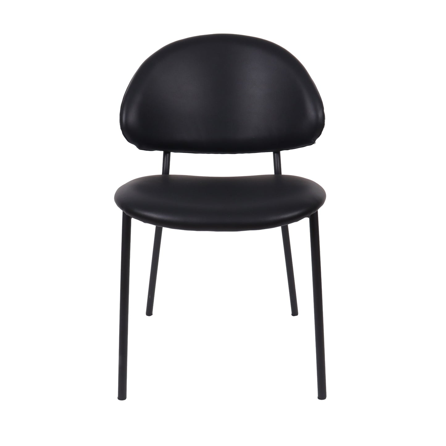Manhattan Haven - Vegan Leather Metal Side Chair (Set of 4)
