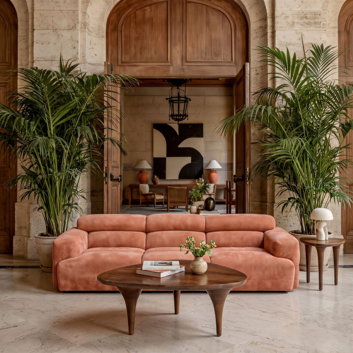 Alis - Modular Sectional - Orange