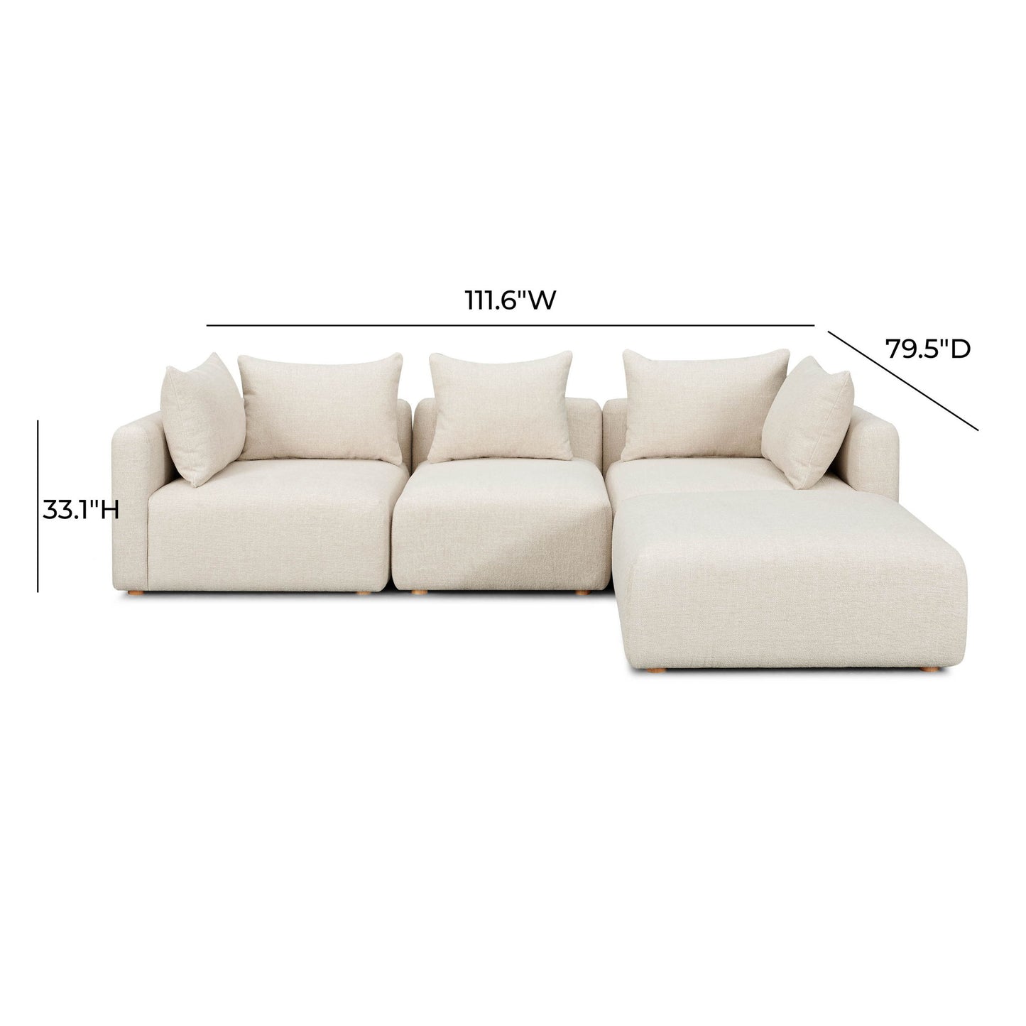 Hangover - 4-Piece Modular Sectional