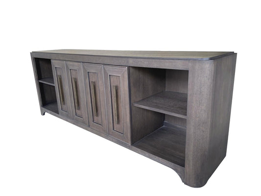 Lancia - 82" Media Console - Charred Oak