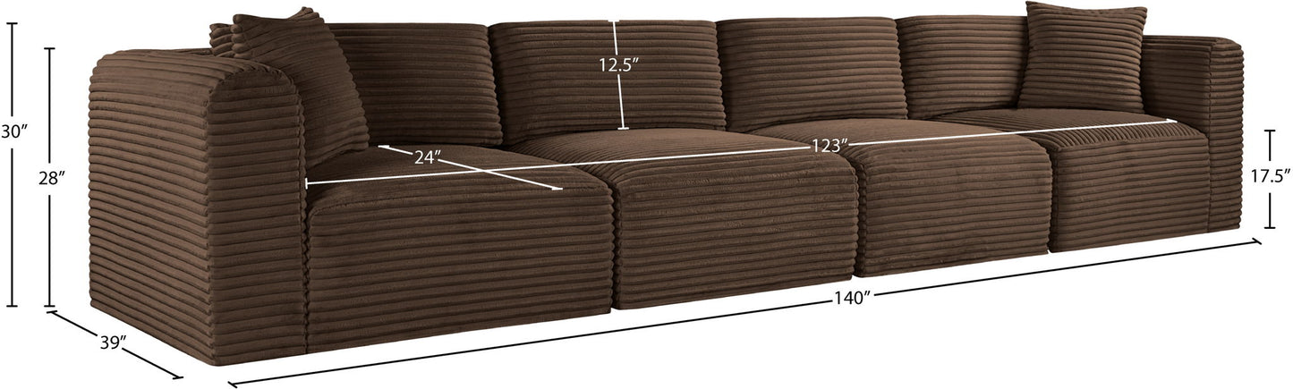 Shaggy - 4 Seat Modular Sofa
