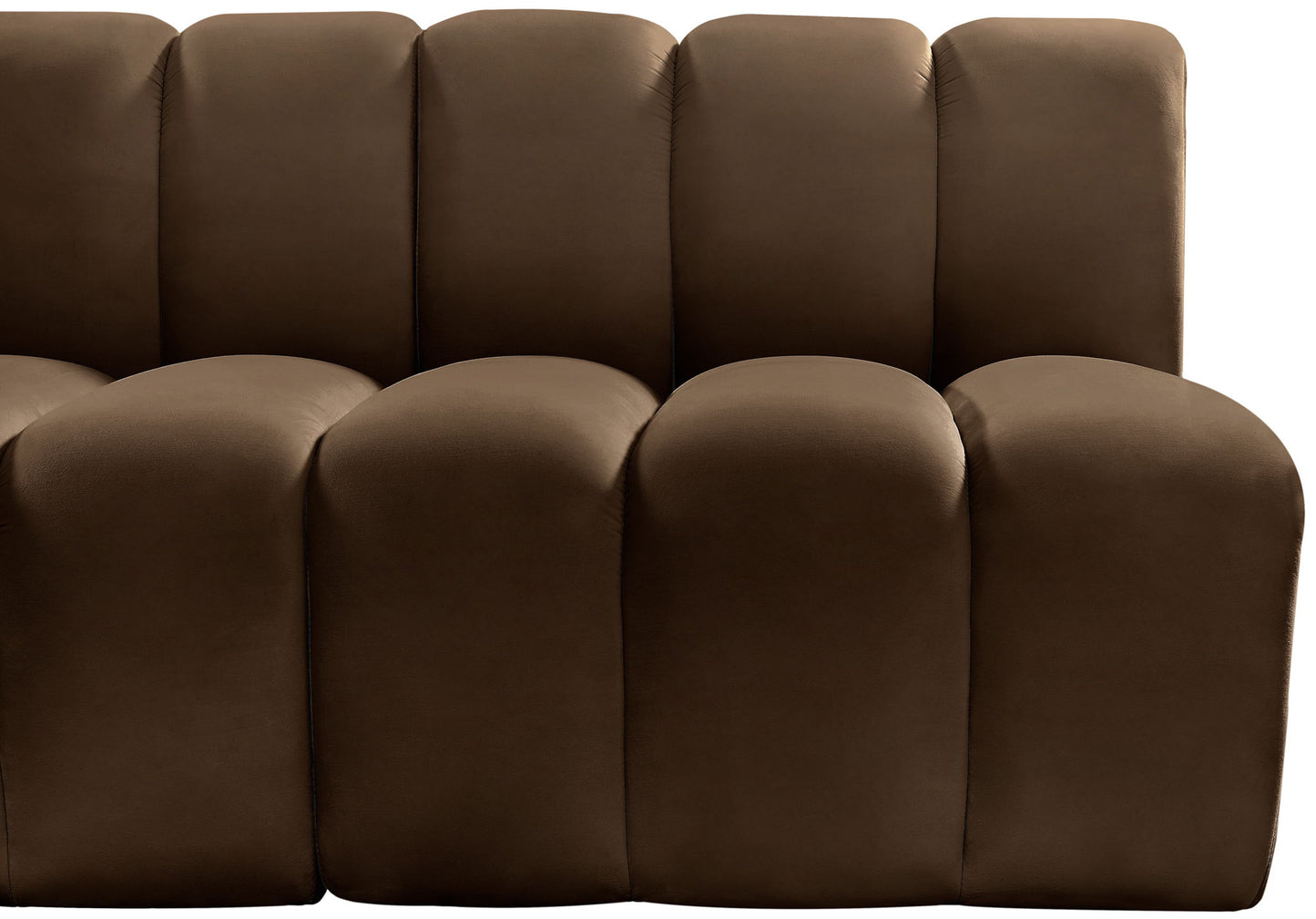 Arc - Velvet 8 Piece U-Shaped Modular Sofa