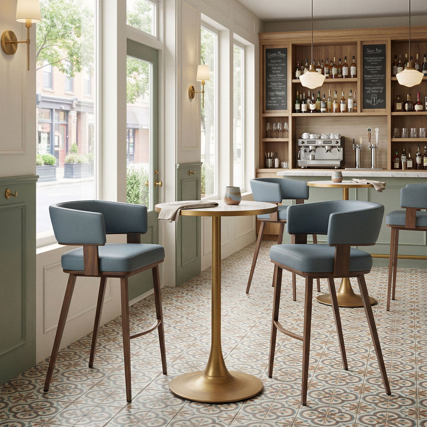 Poise - Barstool - Blue