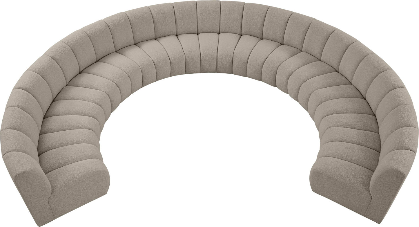 Infinity - 9 Piece Boucle Modular Sectional