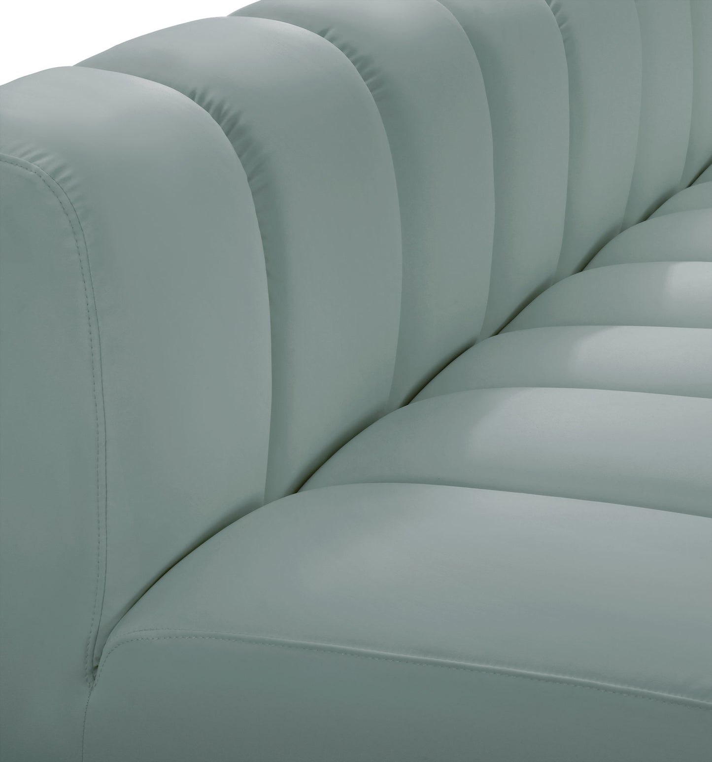 Arc - Faux Leather Modular U-Shaped Sectional
