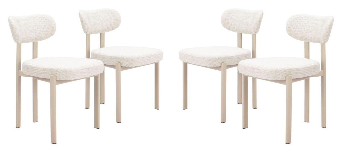 Aurea - Dining Chair (Set of 4) - Light Gray
