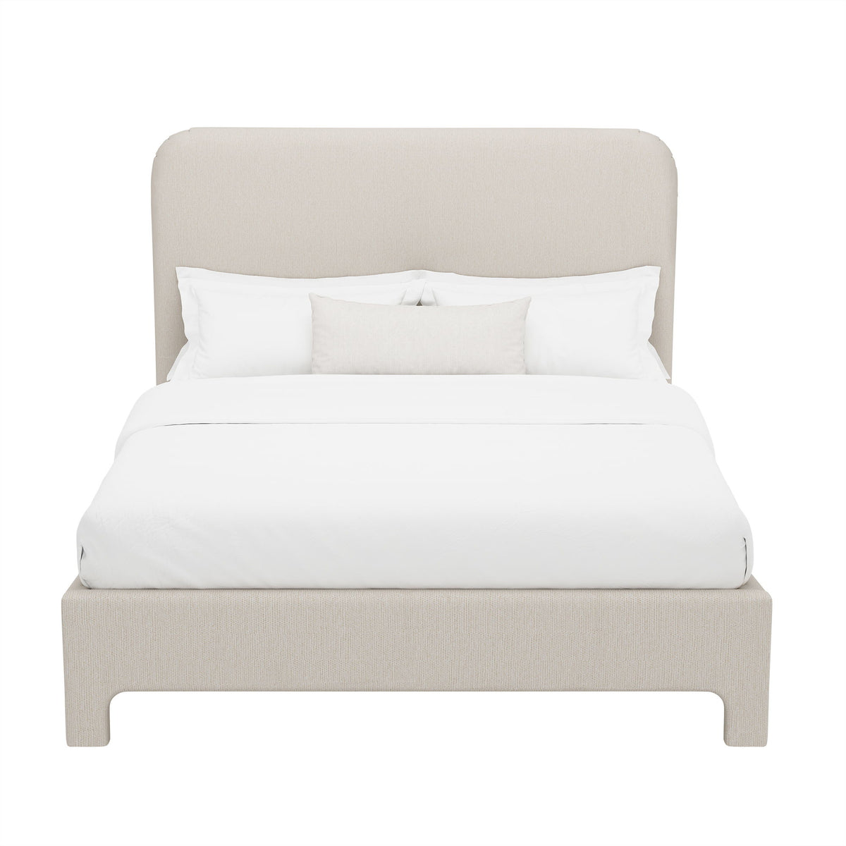 Layton - Rounded Corner Upholstered Bed