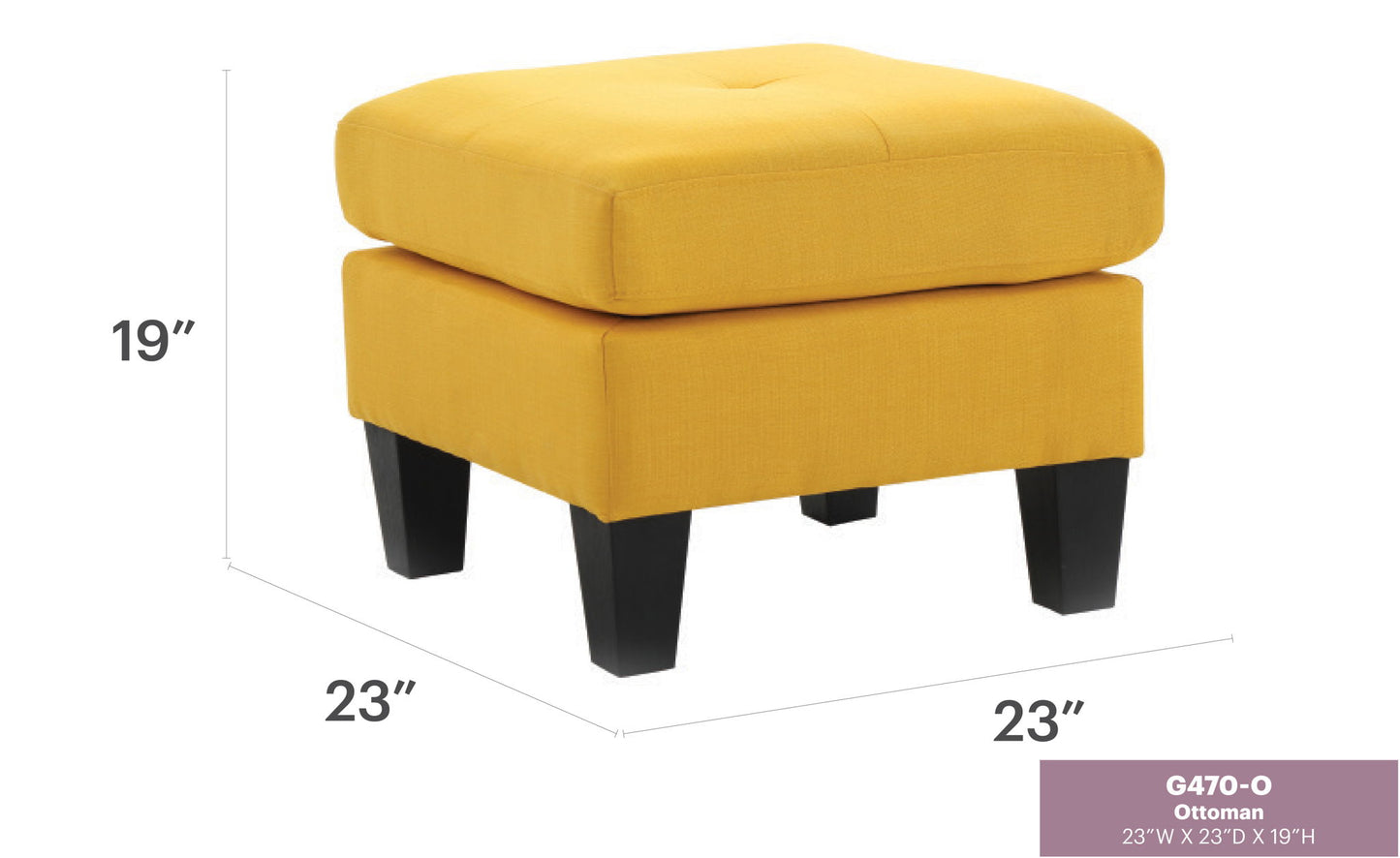 Glory Furniture - Newbury - Ottoman