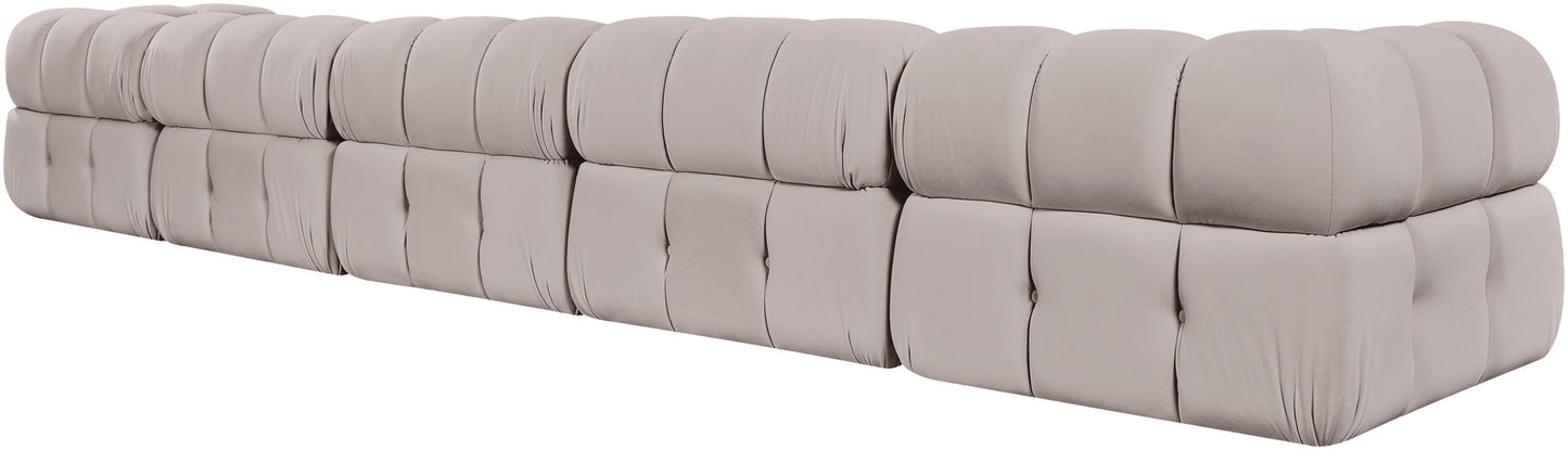 Orin - Fabric Velvet 5 Piece Modular Sofa