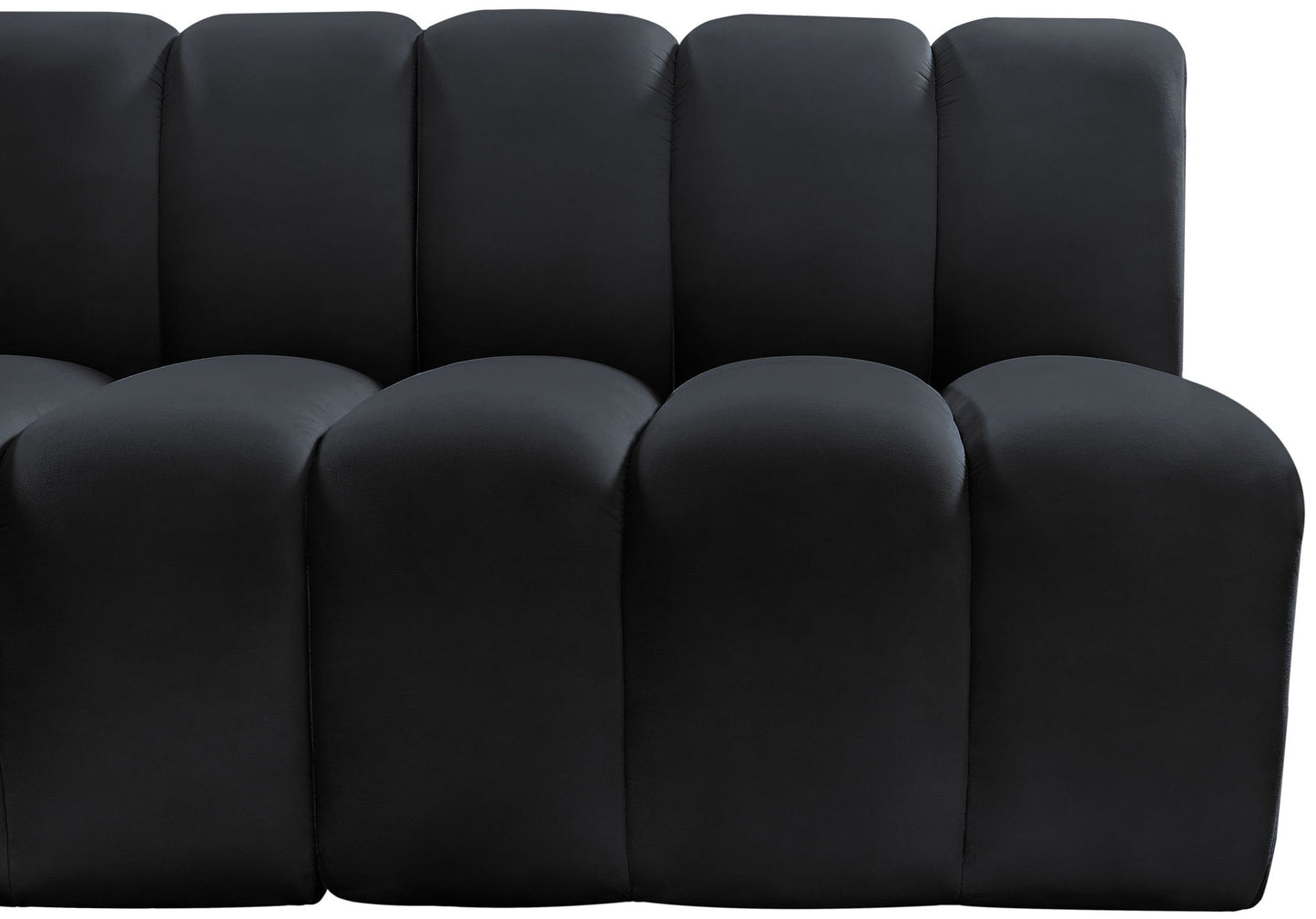 Arc - Velvet 8 Piece U-Shaped Modular Sofa