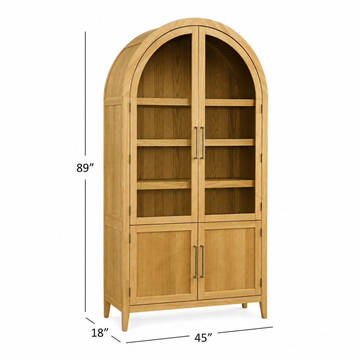 Fynn - Display Cabinet - Blonde Tan