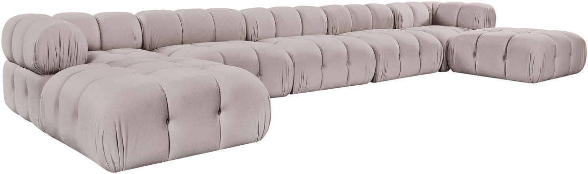 Orin - 7 Piece Modular Sectional (3 Modular Chairs, 2 Corner Chairs & 2 Ottomans)