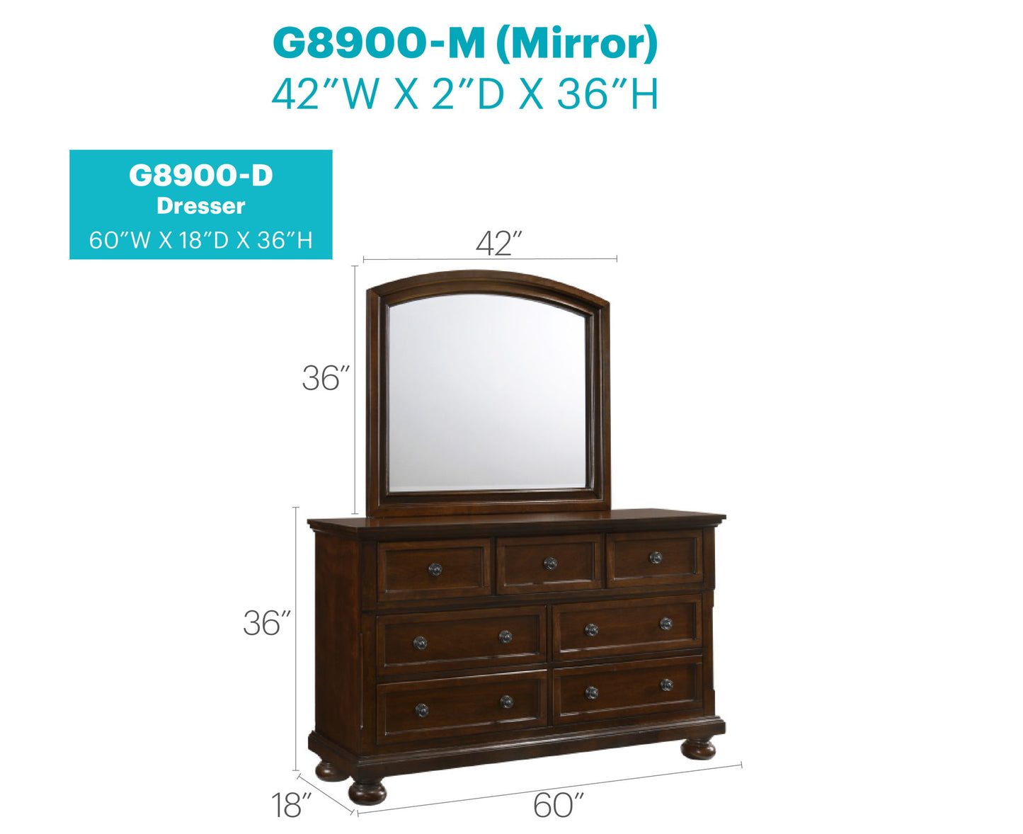 Glory Furniture - Meade - Dresser