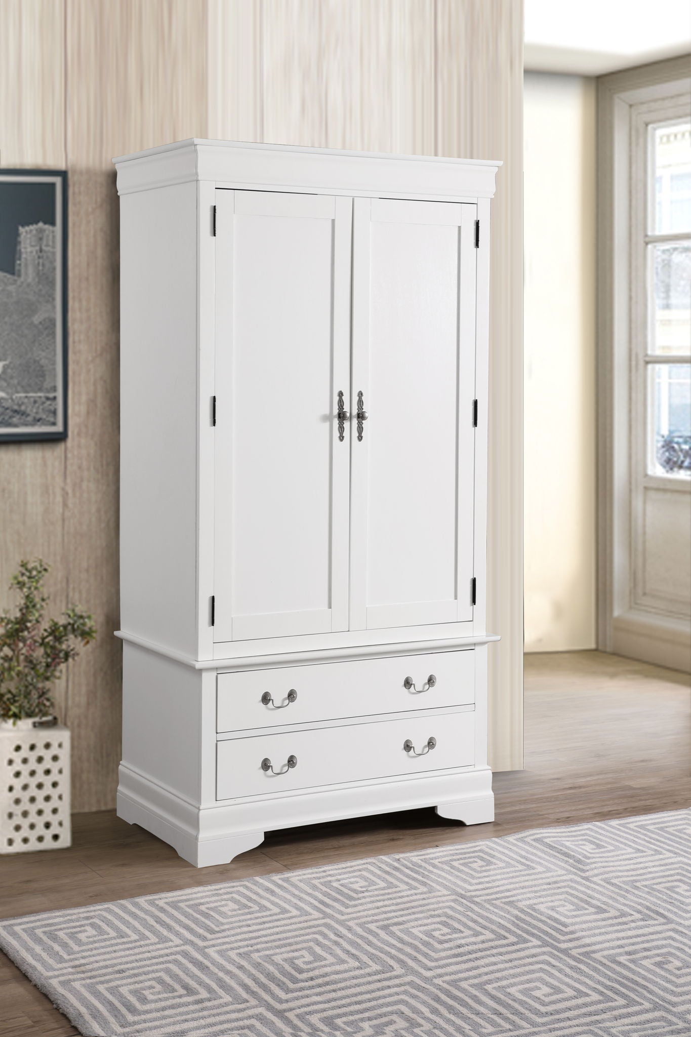 Glory Furniture - Louis Phillipe - Armoire