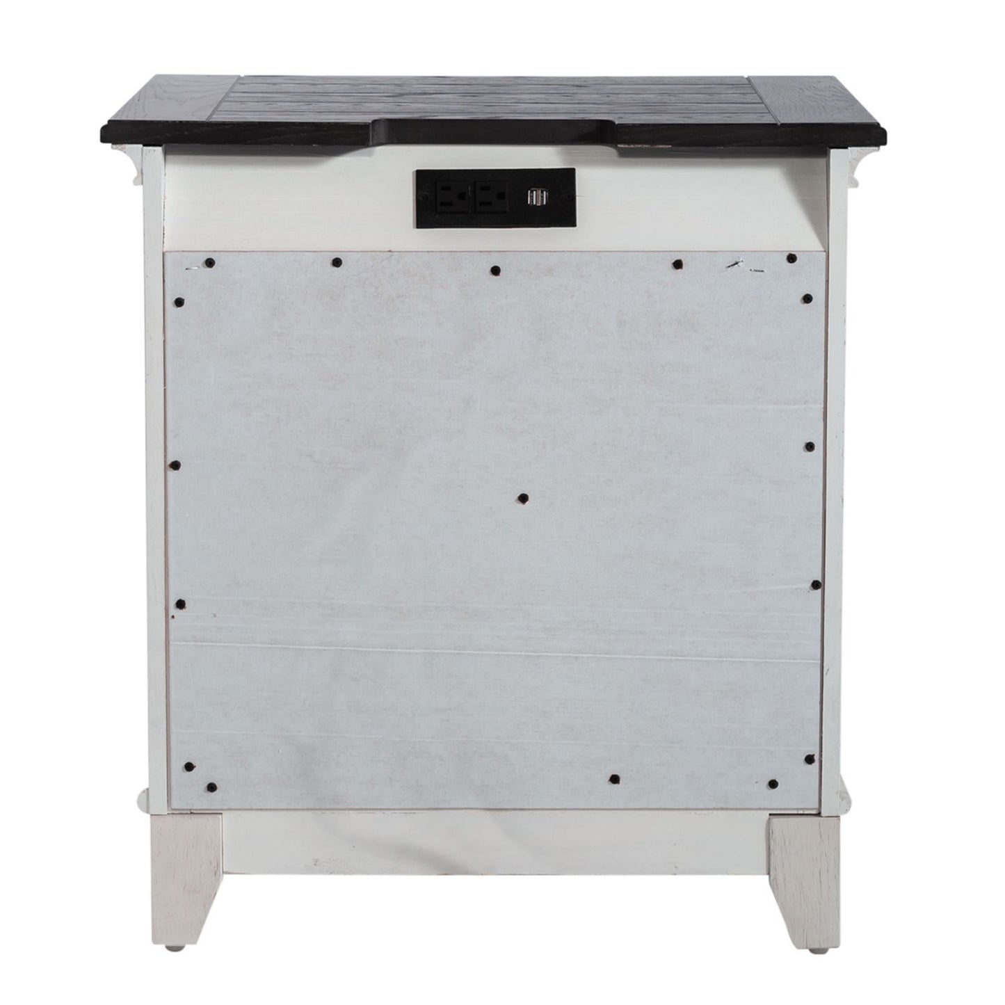 Allyson Park - 2 Drawer Nightstand With Charging Station - White