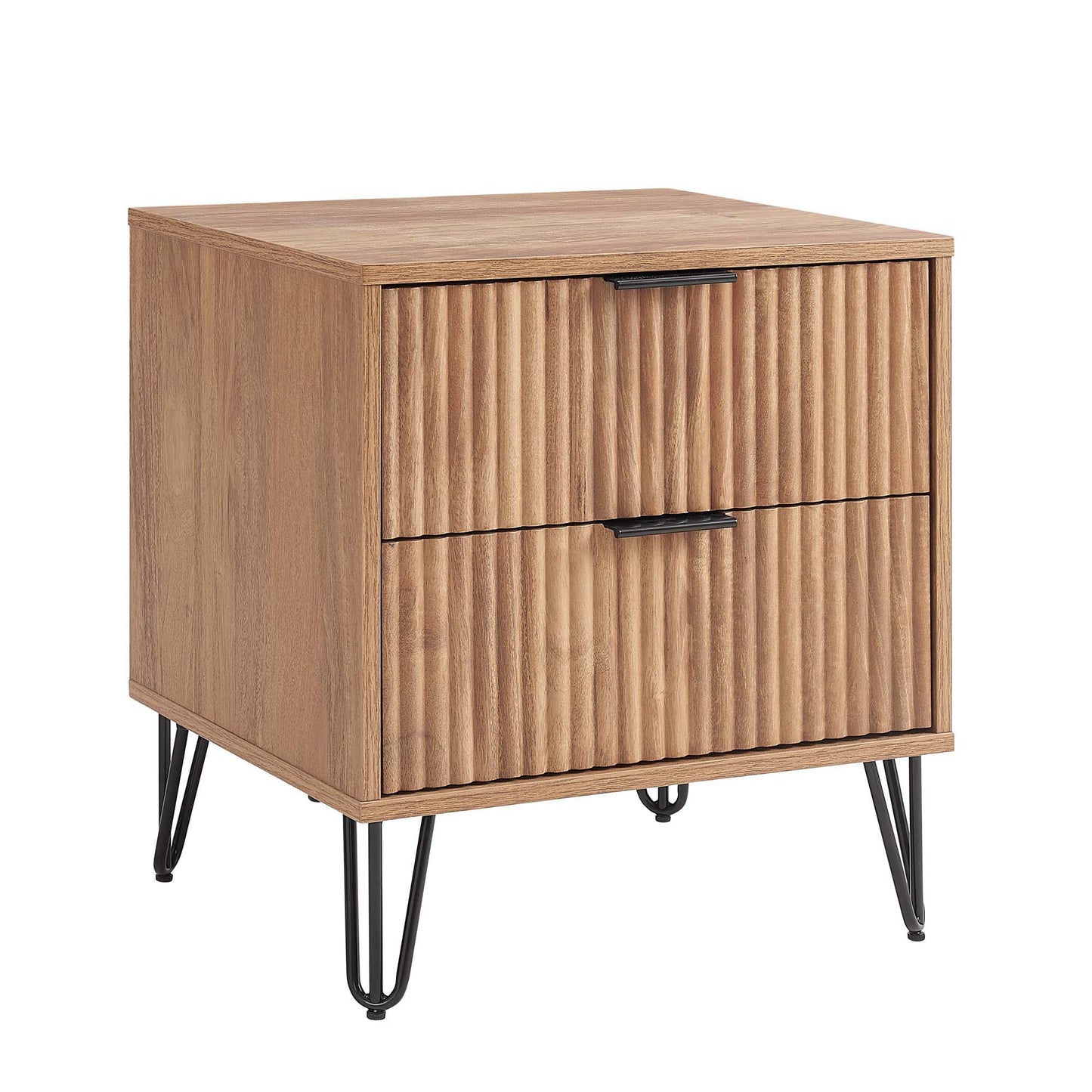 Manhattan Dumbo - Fluted 2-Drawer Nightstand