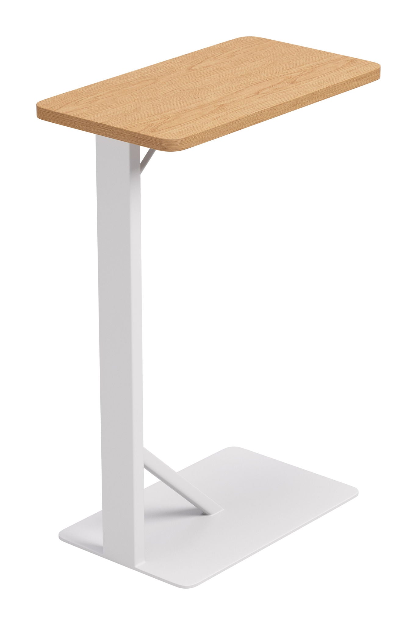 Pebble - Side Table - Light Brown / White