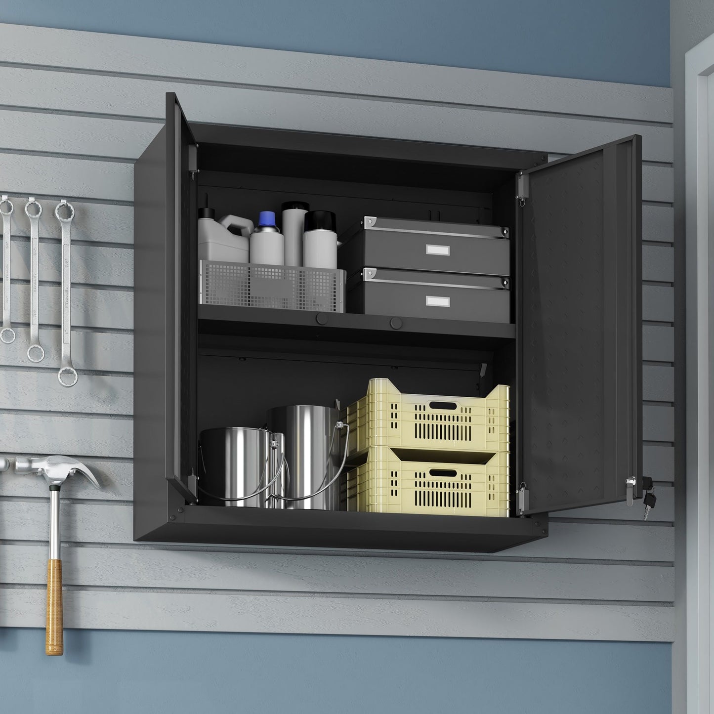 Manhattan Fortress - Floating Garage Cabinet