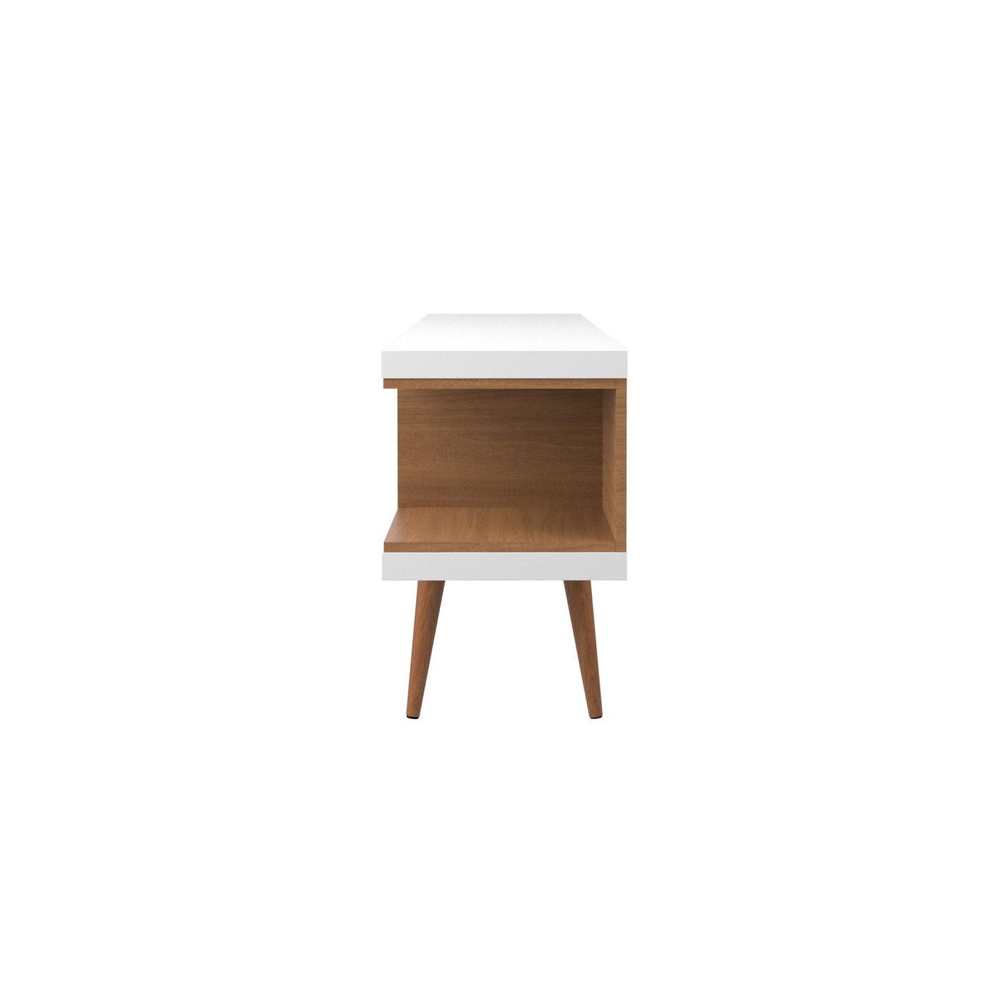 Manhattan Utopia - TV Stand - Maple Cream And White