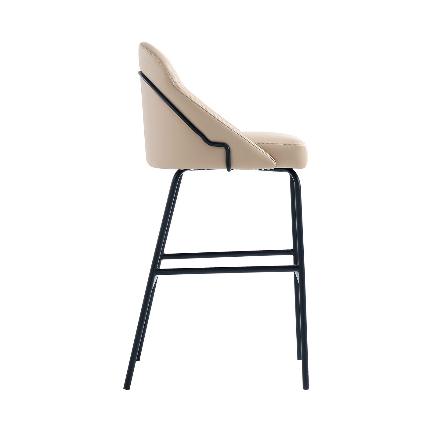 Manhattan Gracie - Barstool With Black Base