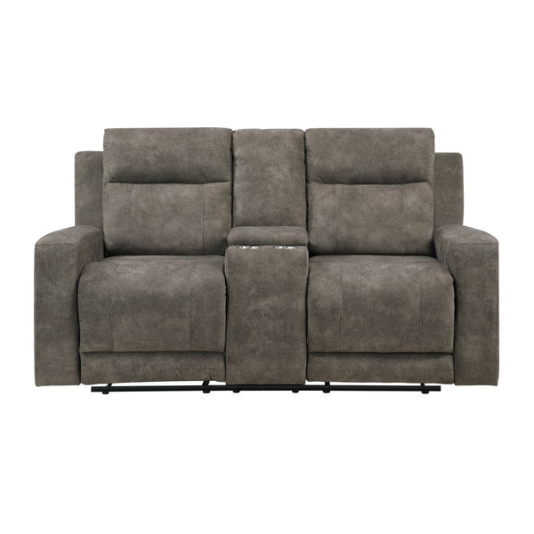 Muncie Double Reclining Love Seat with Center Console