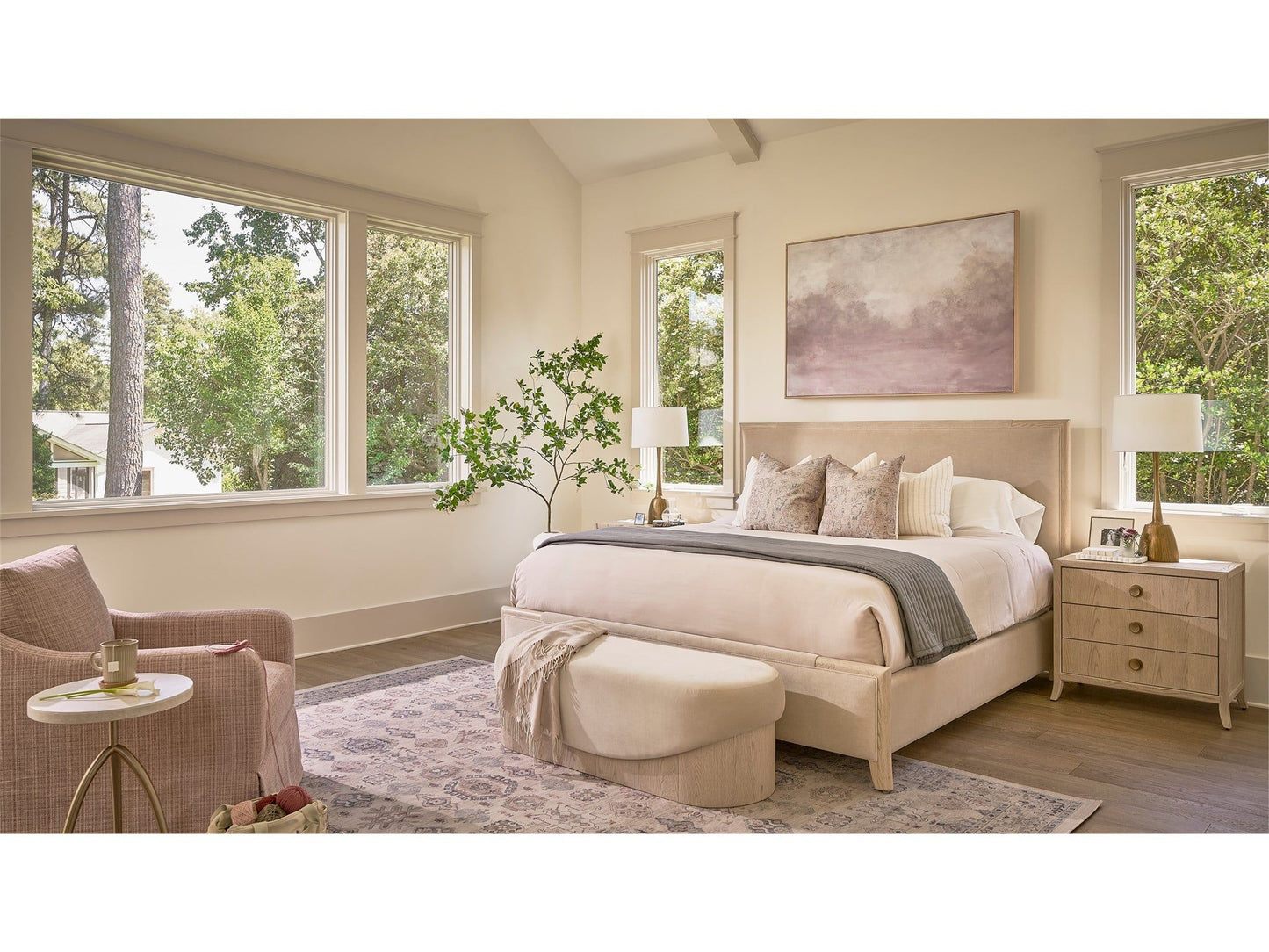 Velora - Bench - Light Brown