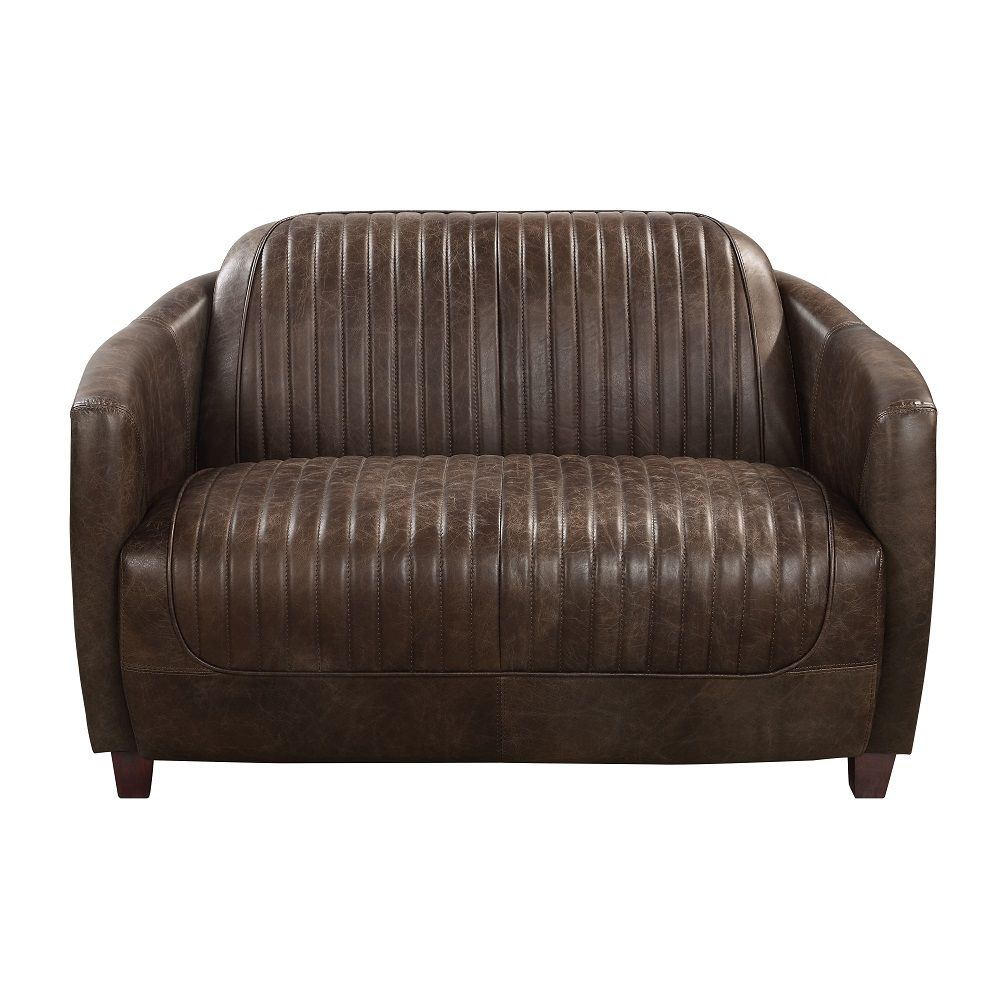 Brancaster - Loveseat - Antique Slate Top Grain Leather