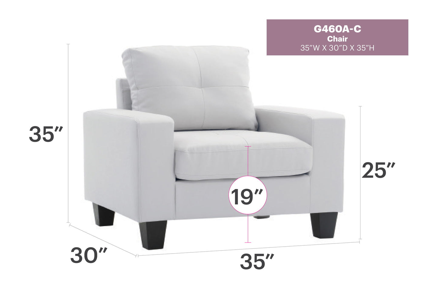 Glory Furniture - Newbury - Club Chair