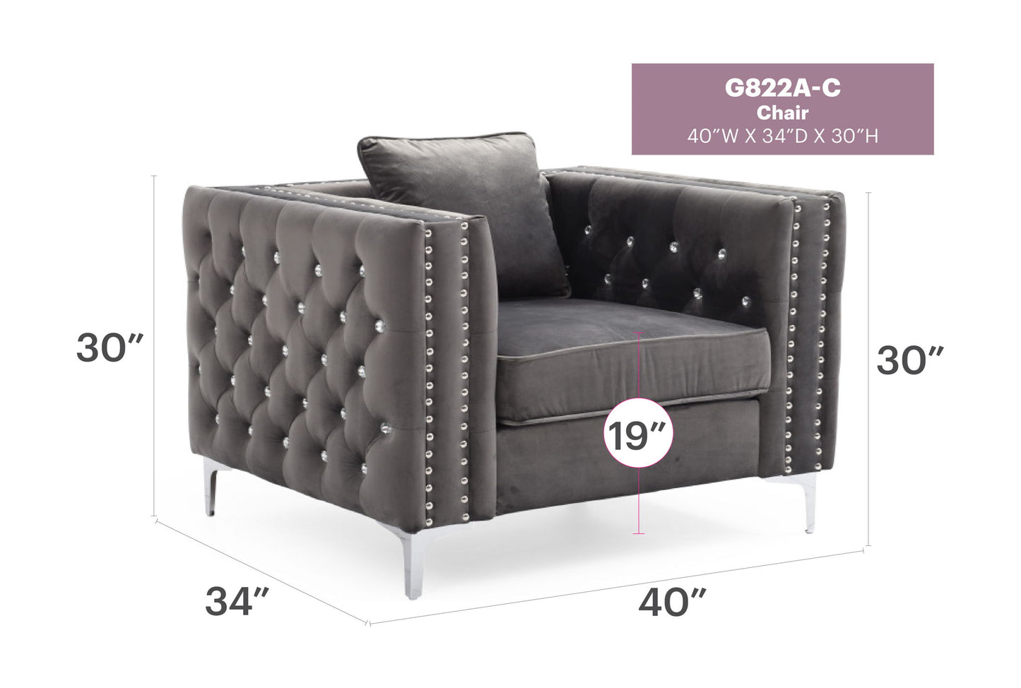 Glory Furniture - Paige - Chair