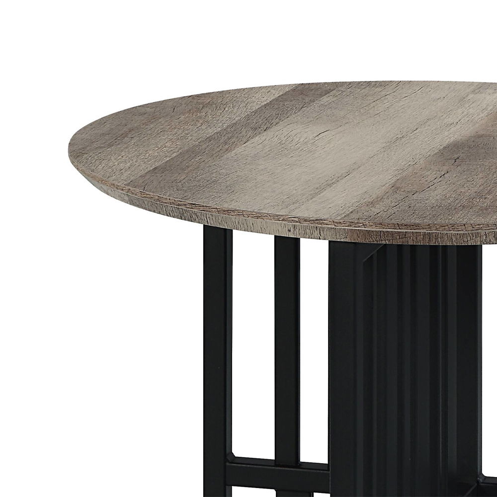 Zudora - Coffee Table - Antique Oak & Black