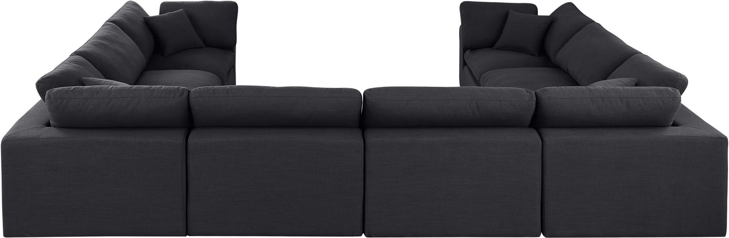 Comfy - 8 Piece Linen Modular Sectional