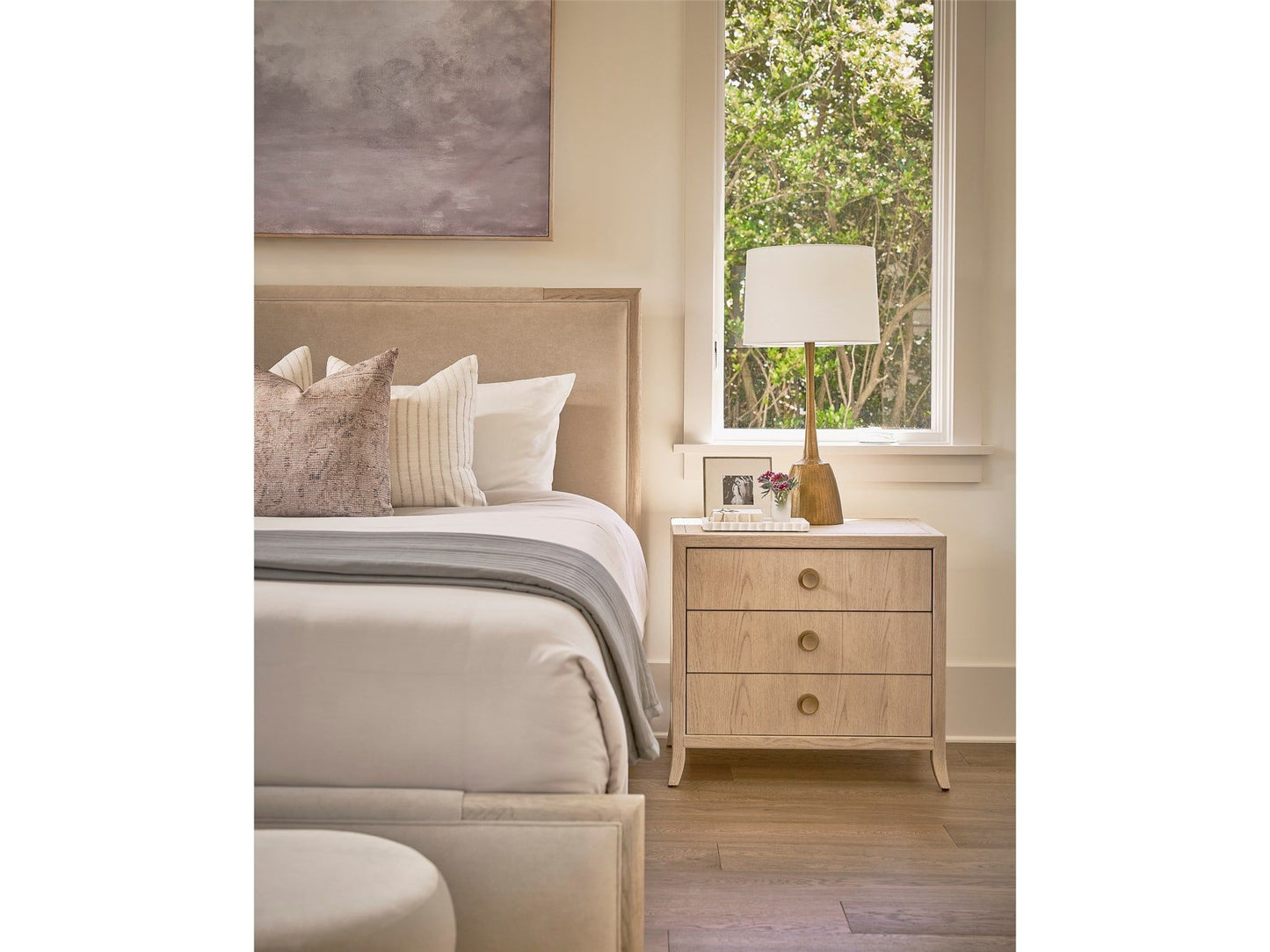 Velora - Nightstand - Light Brown