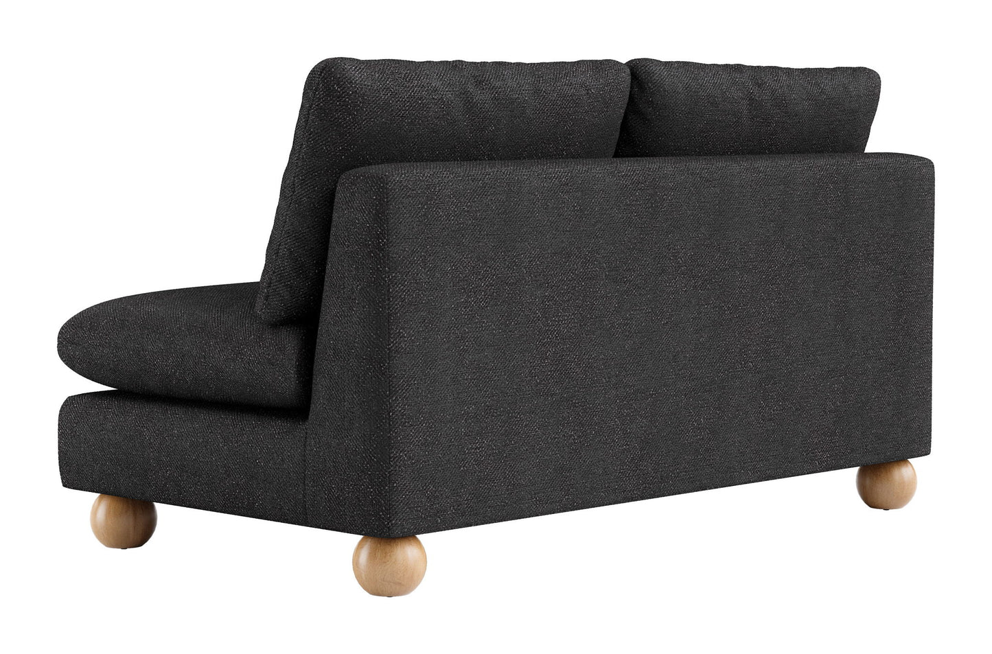 Minze - Loveseat - Black