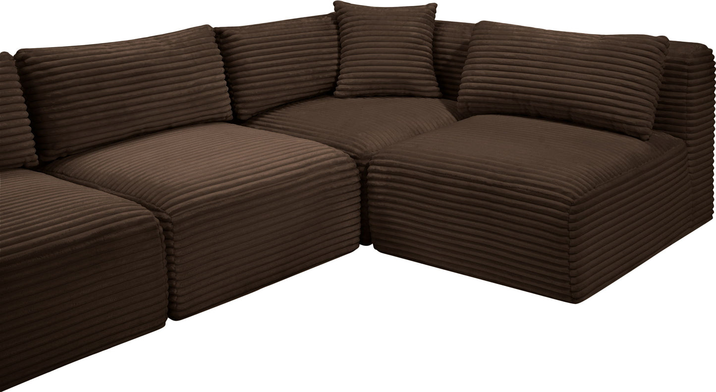 Shaggy - 4 Piece Modular Sectional