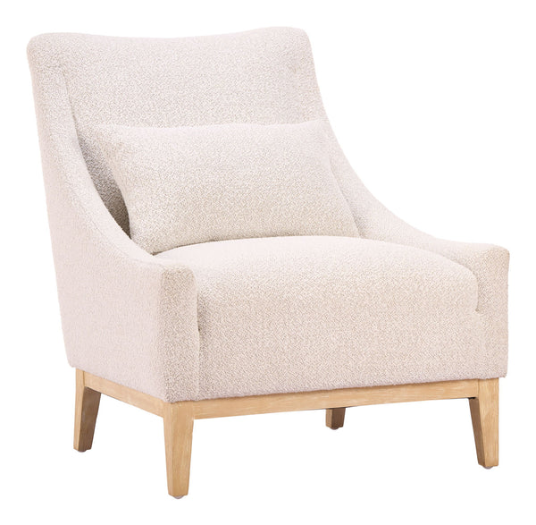 Velun - Accent Chair - White / Ivory