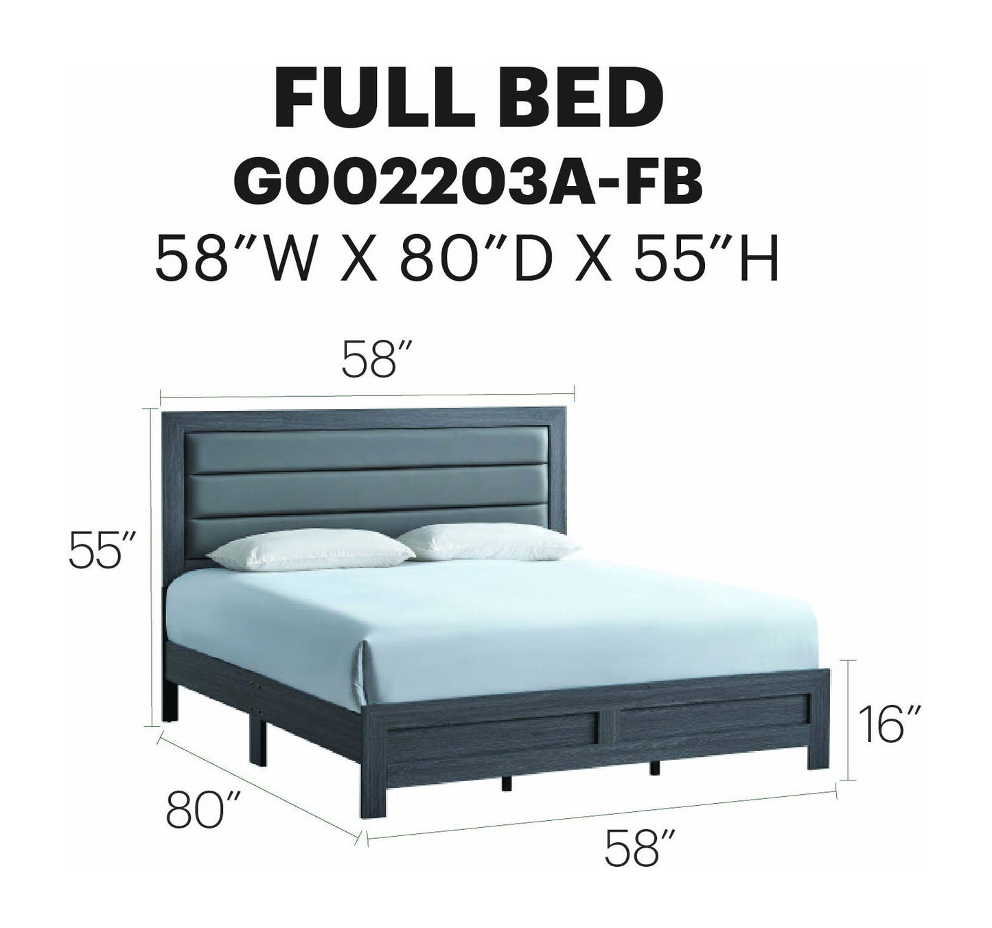 Glory Furniture - Plano - Upholstered Bed