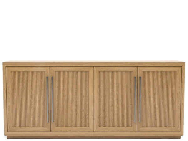 Modern - Media Credenza - Light Brown