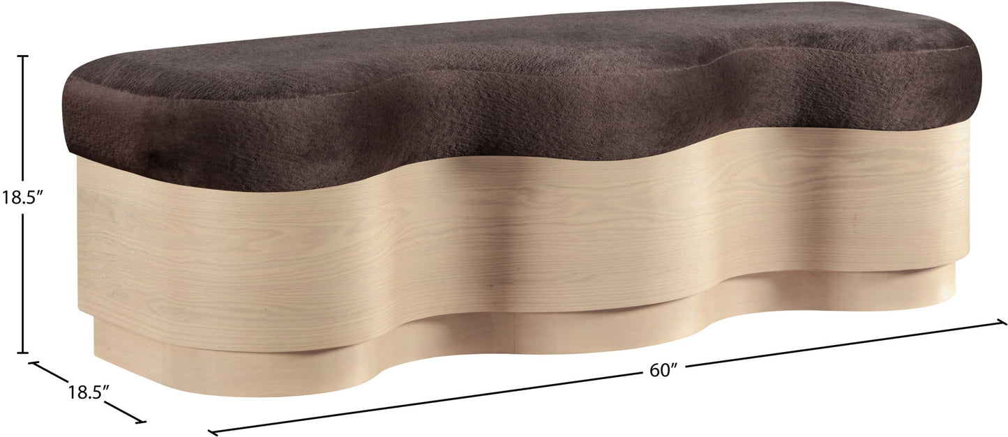 Savoy - Bench With Gold Base