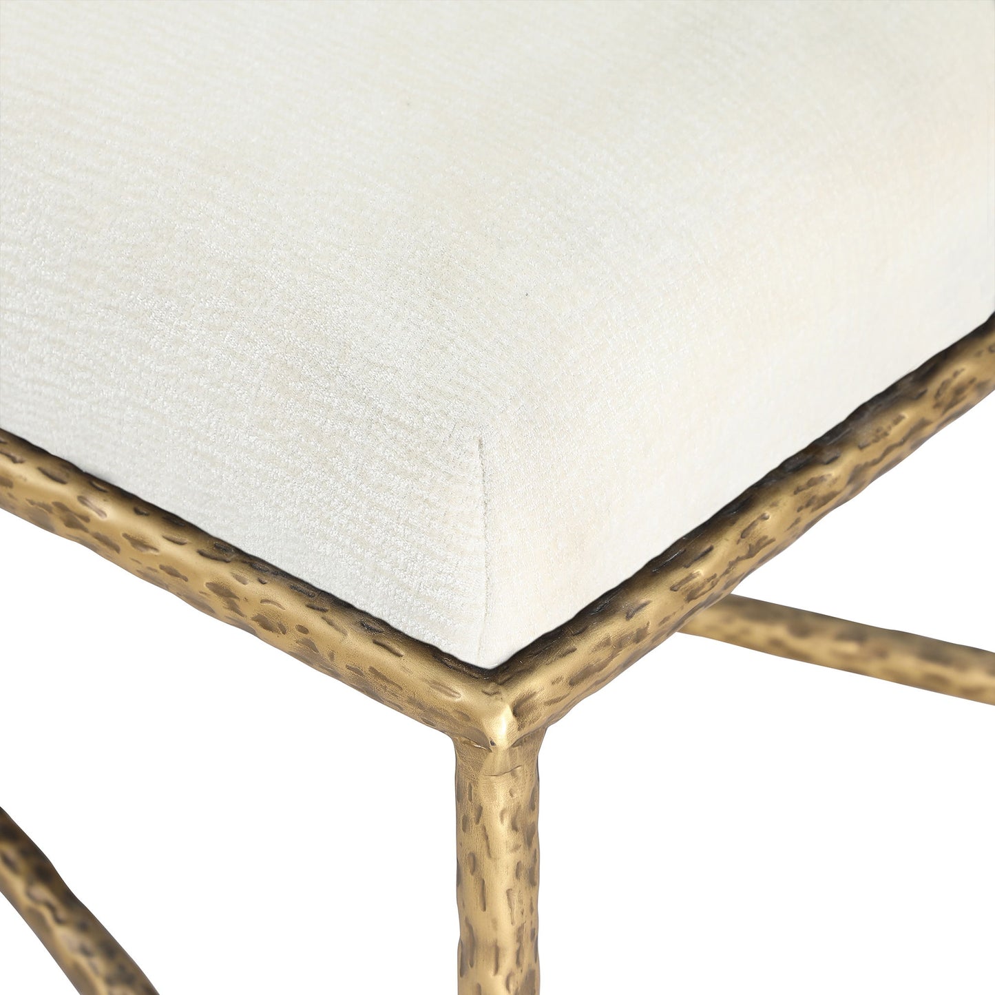 Valley - Bench With Gold Frame