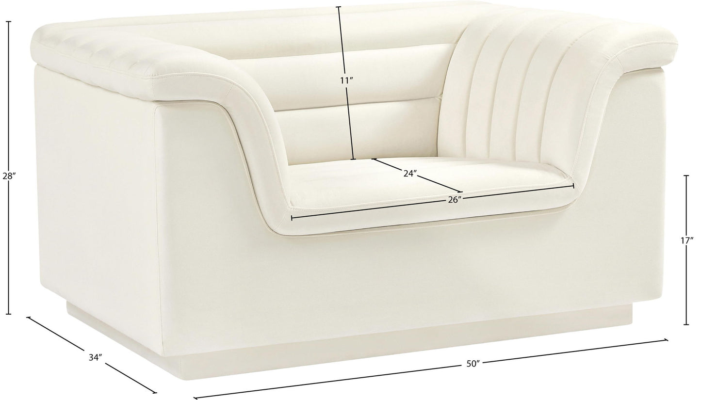 Cascade - Velvet Chair