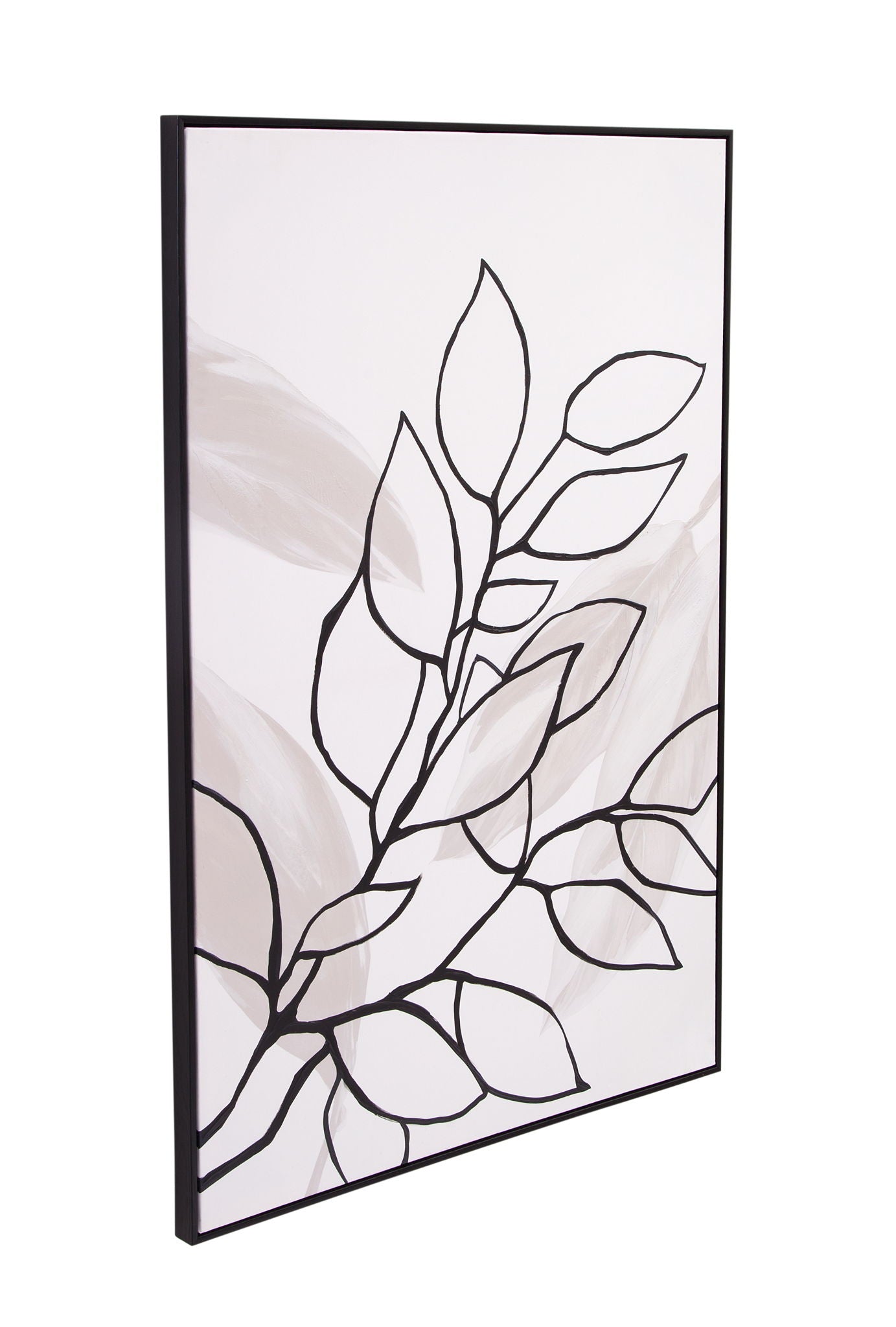 Harmony II Canvas Art - White / Black