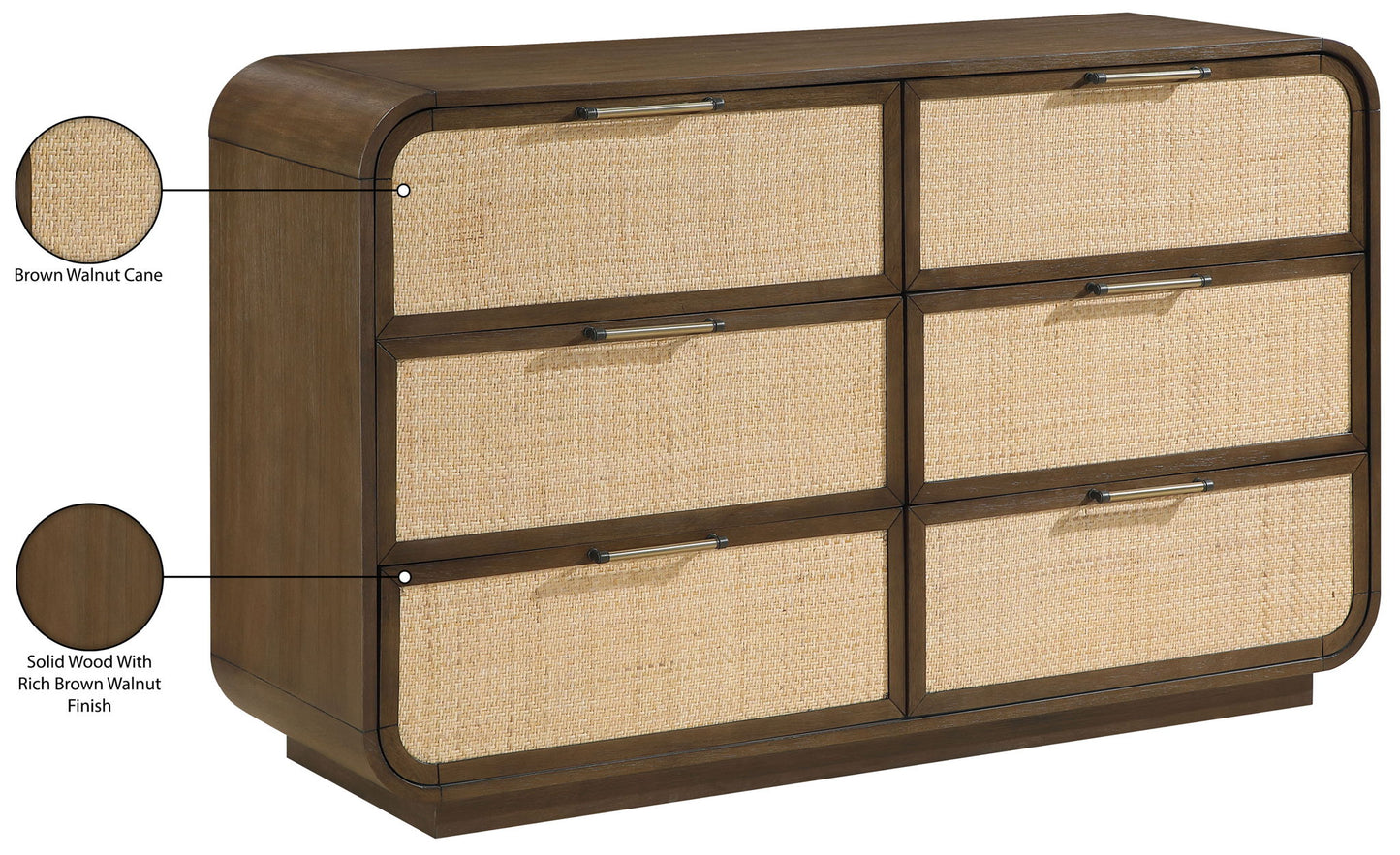 Windsor - Solid Wood Dresser - Brown