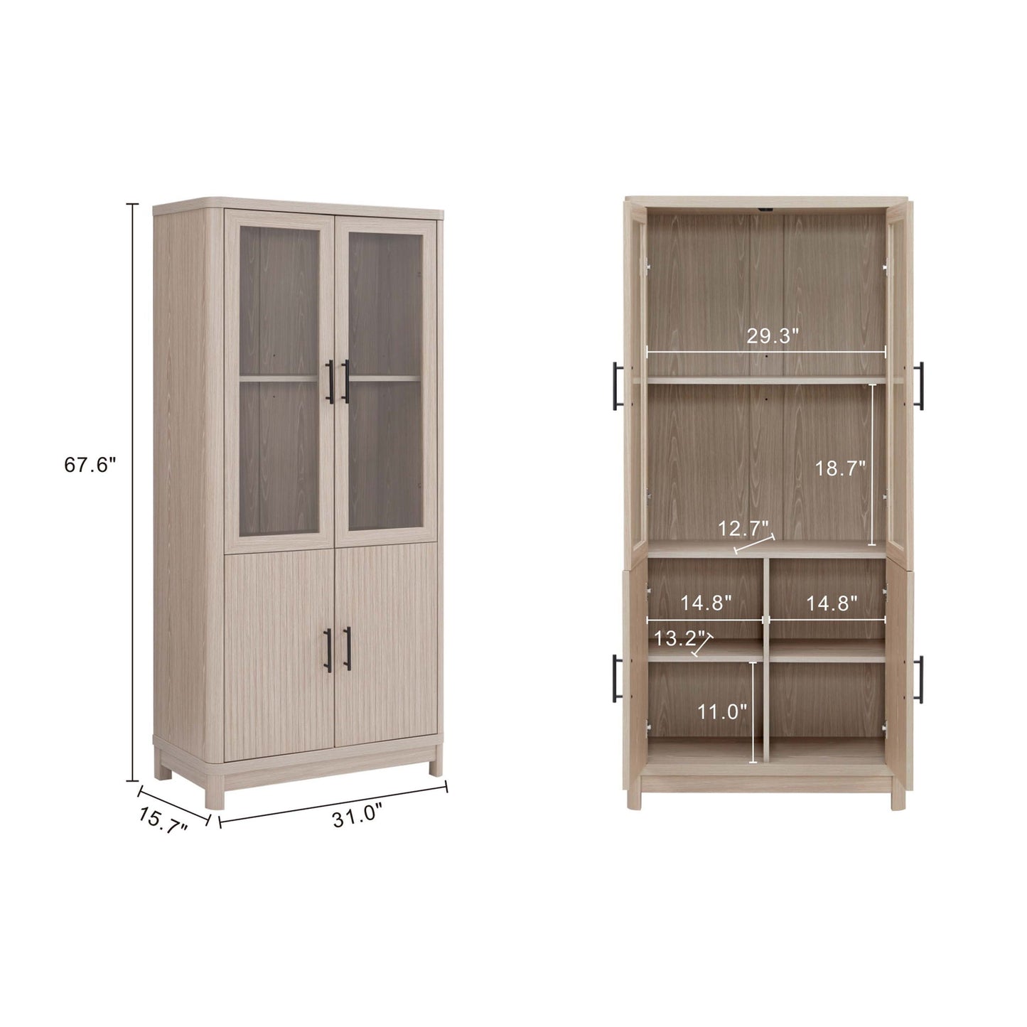 Manhattan Jodie - Bookcase Cabinet
