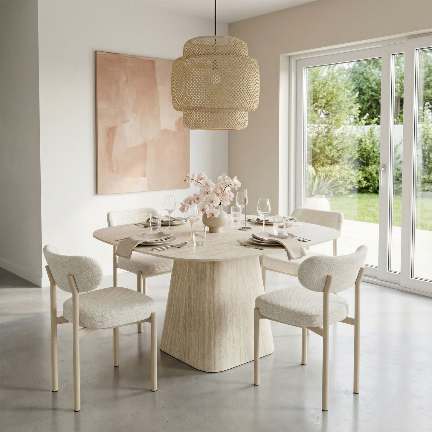 Aurea - Dining Chair (Set of 4) - Light Gray
