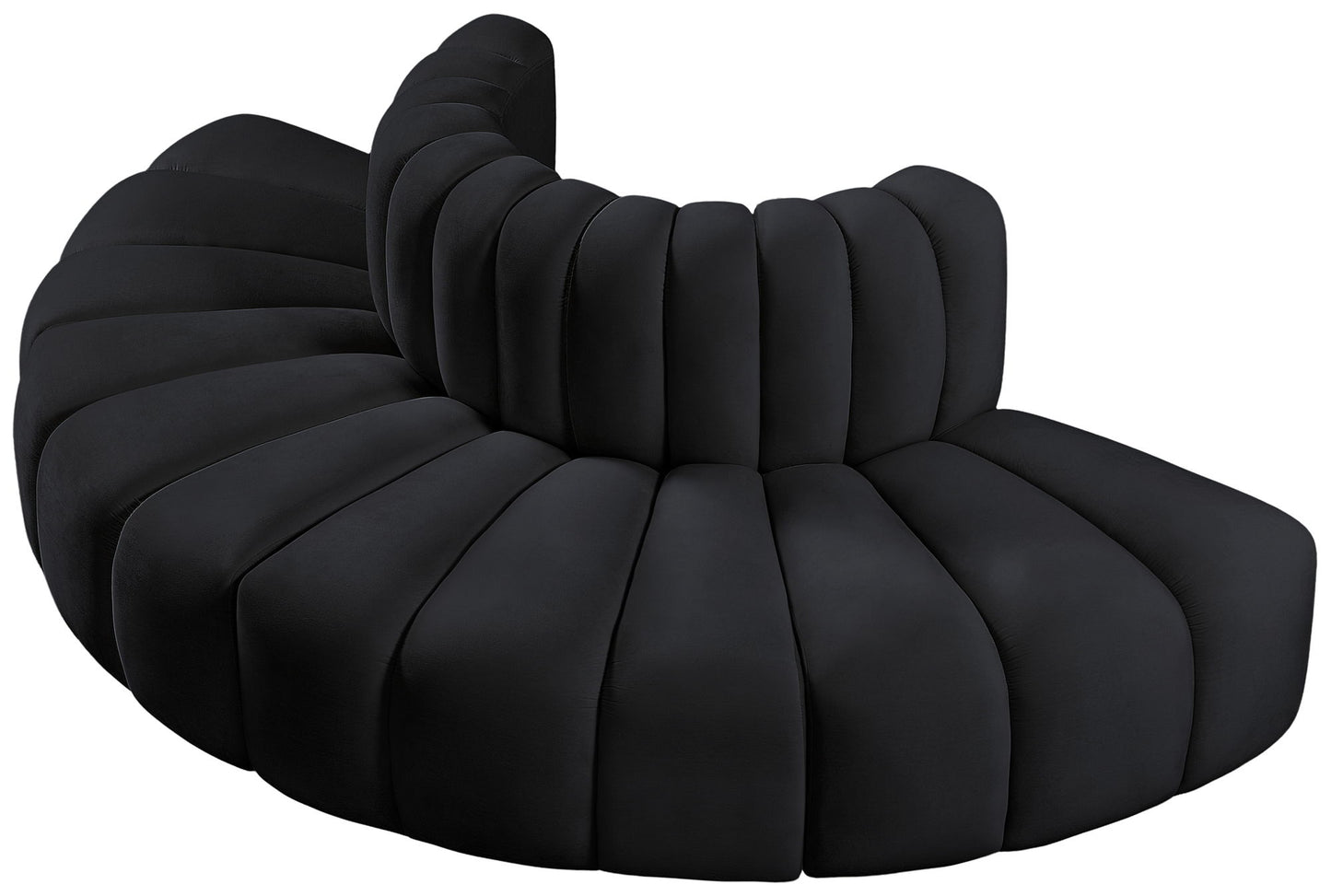 Arc - Velvet 4 Piece Modular Sofa