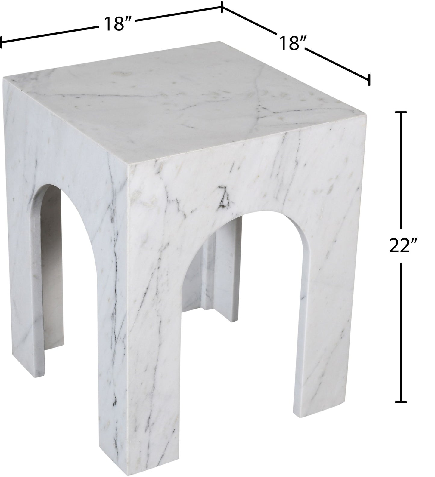 Palermo - Marble End Table