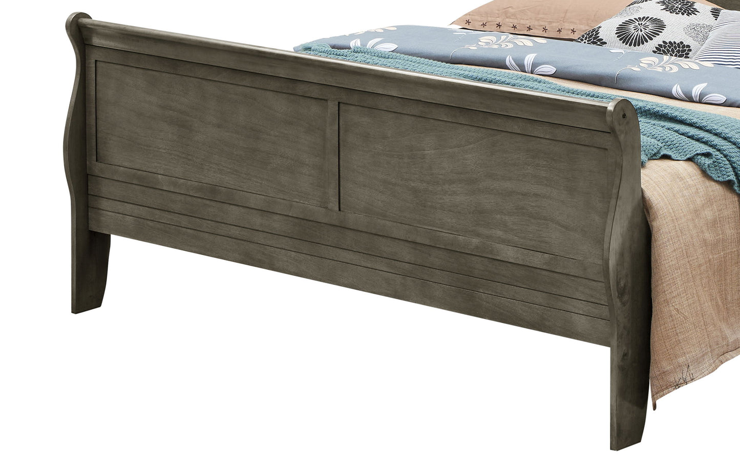 Glory Furniture - Louis Phillipe - Sleigh Bed