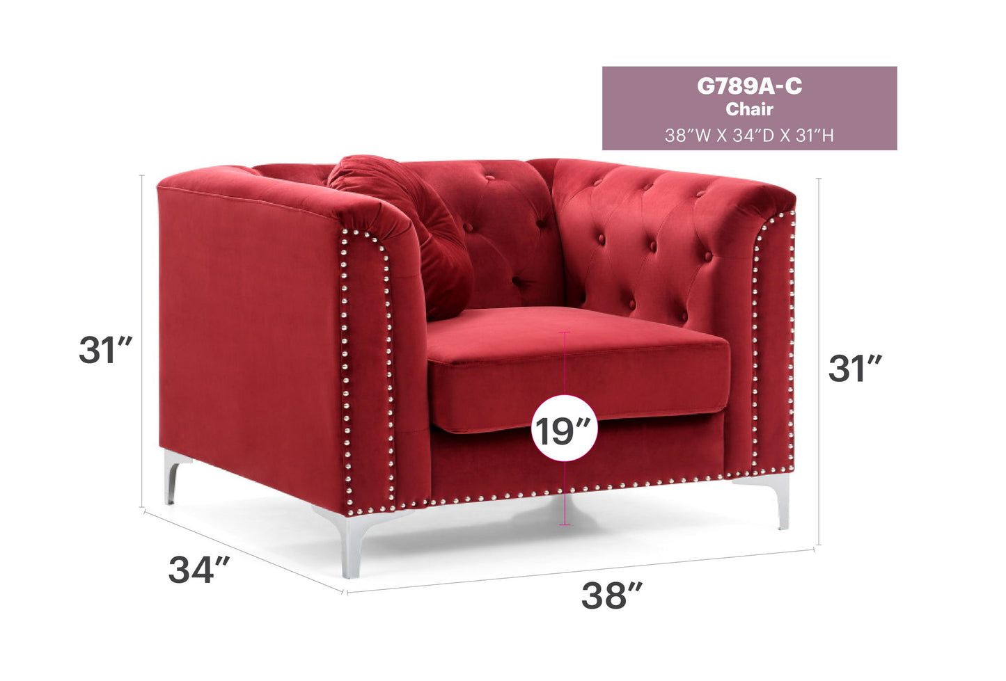 Glory Furniture - Pompano - Chair