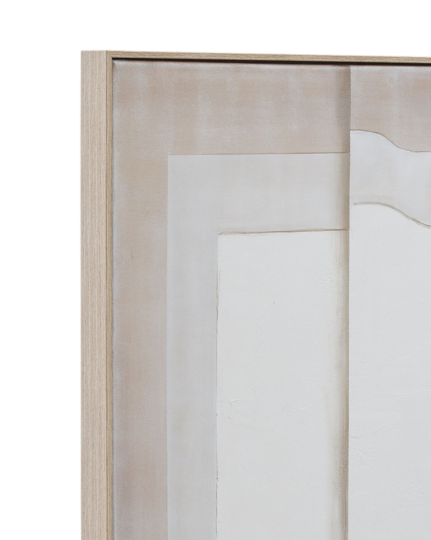Fold II Canvas Art - Natural